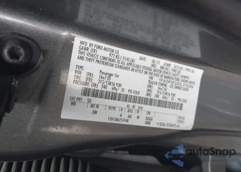 2013 Ford Focus Se из США, поврежденный, VIN 1FADP3F22DL376359